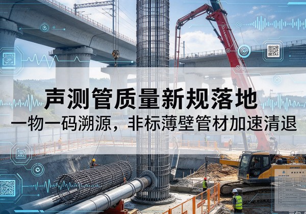 永福声测管质量新规落地，一物一码溯源，非标薄壁管材加速清退